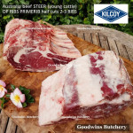 Beef rib PRIMERIB OP RIB Australia STEER (young cattle) KILCOY BLUE DIAMOND frozen HALF CUTS 2-3 ribs +/- 3kg (price/kg)